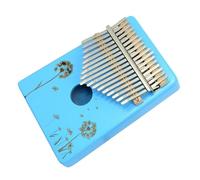 Kalimba Finger Piano Strumento Kalimba Blu 17 Tasti Pianoforte Portatile Kalimba In Legno Con Accessori (Color : 03)