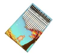 Kalimba Finger Piano Strumento Musicale Con Tastiera Per Pianoforte Kalimba In Legno Di Abete Rosso Dipinto A 17 Toni (Color : 04)