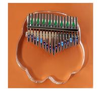 Kalimba Finger Piano Strumento Musicale Kalimba In Acrilico Trasparente Professionale 17 Tasti Simpatico Pianoforte A Pollice Con Accessori (Color : 04)