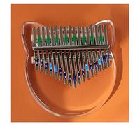 Kalimba Finger Piano Strumento Musicale Kalimba In Acrilico Trasparente Professionale 17 Tasti Simpatico Pianoforte A Pollice Con Accessori (Color : 02)