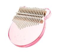 Kalimba Finger Piano Strumento Musicale Kalimba Thumb Piano In Acrilico Rosa Trasparente A 17 Tasti Per Principianti