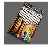 Kalimba Finger Piano Strumento Musicale Per Pianoforte A Dita Kalimba In Legno Massello Dipinto Colorato 17 Tasti Adatto Per Gli Amanti Della Musica (Color : 02)