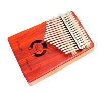 Kalimba Finger Piano Strumento Portatile Per Pianoforte A Dito In Legno Di Palissandro Rosso Kalimba A 17 Toni Per Gli Amanti Della Musica (Color : 04)