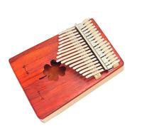 Kalimba Finger Piano Strumento Portatile Per Pianoforte A Dito In Legno Di Palissandro Rosso Kalimba A 17 Toni Per Gli Amanti Della Musica (Color : 01)