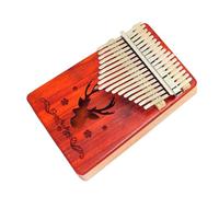 Kalimba Finger Piano Strumento Portatile Per Pianoforte A Dito In Legno Di Palissandro Rosso Kalimba A 17 Toni Per Gli Amanti Della Musica (Color : 03)