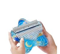 Kalimba Kalimba 17/21 Chiave Kalimbas Carino Trasparente Strumento Musicale A Percussione Professionale Mini Pianoforte Regalo Divertente(21 key)