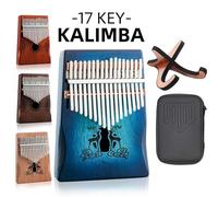 Kalimba Kalimba 17-key portable finger piano with stand storage bag study book kalimba high quality mahogany