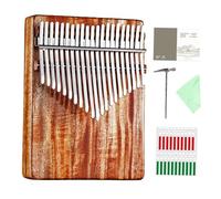 Kalimba Kalimba 17 Tasti Con Foro Per Pollice In Legno Massello Pieno 21 Tasti Kalimba Strumento Musicale Professionale Per Principianti(Acacia 21)