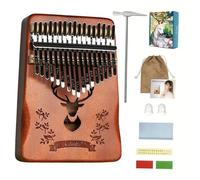 Kalimba Kalimba Portatile In Legno Massello Per Pianoforte A 17 Tasti Con Pollice E Dito, Con Borsa Per Il Trasporto E Istruzioni