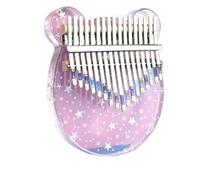 Kalimba Kalimba Trasparente 17 Tasti Pianoforte A Pollice In Acrilico Per Principianti Kalimba Con Accessori Strumento Musicale A Tastiera(E)