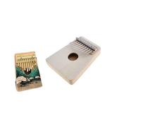 Kalimba Kit Fai Da Te A 10 Tasti Kalimba In Legno Di Faggio Per Pianoforte A Pollice Per La Campagna Di Pittura