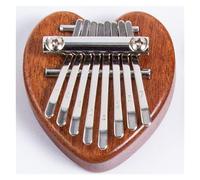 Kalimba Mini strumento musicale entry-level pianoforte a dita a otto note strumento musicale kalimba in legno massello a 8 note (Color : 3/4)