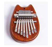 Kalimba Mini strumento musicale entry-level pianoforte a dita a otto note strumento musicale kalimba in legno massello a 8 note (Color : 2)