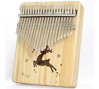 Kalimba Piano Pollice Di Abete Rosso A 21 Novità Kalimba Piano Di Dito Portatile Piano Portatile A 21 Tasti(Style 17)