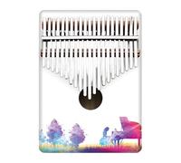 Kalimba Pianoforte A Pollice Dipinto Con Foro Rotondo Da 21 Note Kalimba A Cinque Dita(3)