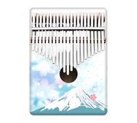 Kalimba Pianoforte A Pollice Dipinto Con Foro Rotondo Da 21 Note Kalimba A Cinque Dita(9)