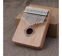 Kalimba Pianoforte A Pollice Kalimba A 17 Tasti Strumento In Legno Laccato Trasparente Marrone(F)