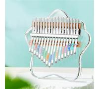Kalimba Pianoforte A Pollice Kalimba In Cristallo Acrilico Tastiera Portatile Per Principianti A 17 Tasti(Style C)
