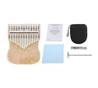 Kalimba - Pianoforte da pollice in acrilico, portatile, 17 tasti, per bambini, adulti e principianti, con martello di accordatura