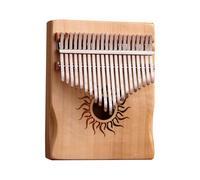 Kalimba - Pianoforte da pollice per bambini, in legno d'acero, 17 tasti, strumenti musicali per scuola, riunioni di famiglia, casa e viaggi all'aperto