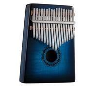 Kalimba - Pianoforte da pollice per principianti, 17 note, portatile, colore: blu