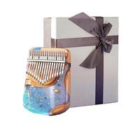 Kalimba Pianoforte Per Pollice Calimba In Resina Epossidica 17/21 Tasti Con Strumento Musicale A Tastiera Con Scatola Di Canzoni Per Principianti(17k set)