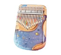 Kalimba Pianoforte Per Pollice Calimba In Resina Epossidica 17/21 Tasti Con Strumento Musicale A Tastiera Con Scatola Di Canzoni Per Principianti(17 key)