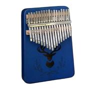 Kalimba Pianoforte Per Pollice Kalimba Pianoforte Per Dita Per Principianti Strumento Portatile Per Pianoforte A Dito Con Nucleo Di Fiori Di Pesco A 17 Toni(Blue)