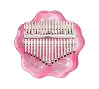Kalimba Portable Thumb Piano Beginners Professional 17/21Key (Color : 17 Key Pink)