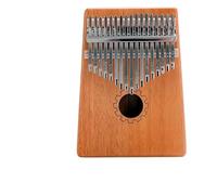 Kalimba portatile a 17 note, in mogano massiccio, pianoforte da pollice per principianti, include un martello per accordatura e una guida allo studio (ingranaggio)