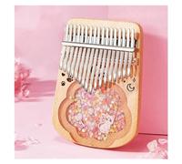 Kalimba professionale 17/21 chiave acrilico cromatico Kalimba pollice pianoforte portatile professionale Kalimba pollice principiante strumento carino (Size : 21)
