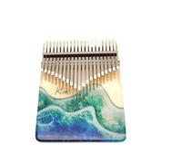 Kalimba professionale 17 21 tasti pianoforte cromatico oceano luminoso portatile Marimba mini strumento per pollice Limba strumento carino