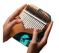 Kalimba professionale 17/21 tasto kalimba pollice strumento per pianoforte scala cromatica strumento carino strumento marimba portatile musica (Size : 21)