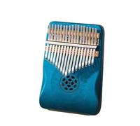 Kalimba professionale 17 tasti/21 tasti Kalimba portatile professionale Kalimba cromatico Pollice pianoforte Pollice Principiante Strumento carino in mogano (Size : 17)