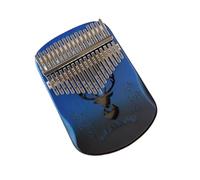 Kalimba professionale Amante della musica rotondo in mogano massiccio mini strumento per il pollice pianoforte cromatico strumento carino Limba (Color : 3)