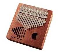 Kalimba Professionale Amanti della Musica per Pianoforte cromatico a 17 Tasti in Mogano, Mini Strumento per Il Pollice, Strumento Carino Limba (Color : 3)