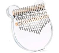 Kalimba professionale Carta acrilica Professionale Kalimba Marimba Musica Kalimba 17 tasti cromatici Pollice professionale Limba fatto a mano 17 tasti