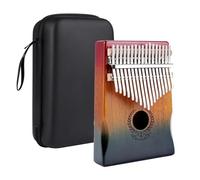 Kalimba Professionale Kalimba 17 Tasti In Mogano Per Pianoforte Tastiera Musicale Mini Strumento Per Pianoforte A Dito Sfumatura Di Colore Con Borsa Per Accordatura Martello