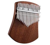 Kalimba Professionale Kalimba 17 Tasti Kalimba Finger Piano In Legno Massello Kalimba Con Martello Per Accordatura Borsa In Tela Per Pulire La Scala Di Stoffa Adesivo Punteggio Inglese(Style 2)