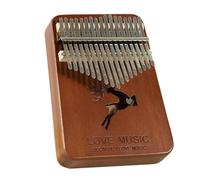 Kalimba Professionale Kalimba 17 Tasti Pianoforte In Acrilico Trasparente/strumento Musicale In Legno Di Mogano A Scheda Singola(Style 3)