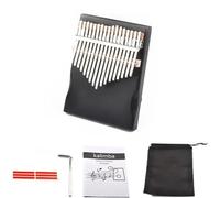 Kalimba Professionale Kalimba 17 Tasti Pianoforte Portatile Da Dito Regali Per Amici Strumenti Per Principianti Pianoforte A Pollice A Scheda Singola Kalimba(Black)