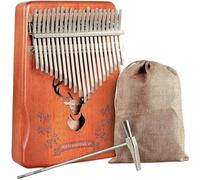 Kalimba professionale Kalimba 17 tasti professionale fatto a mano kalimba scala cromatica Limba 17 tasti professionale per pollice pianoforte fatto a mano musica marimba
