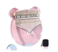 Kalimba professionale Kalimba Professional 17 tasti acrilico trasparente pollice pianoforte Kalimba portatile professionale dito cromatico carino strumento (Color : 3/4)