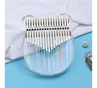 Kalimba professionale Kalimba Professional Thumb Piano Carta trasparente cromatica Strumento cromatico carino Creazione cromatica Limba