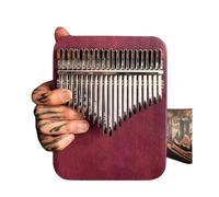 Kalimba Professionale Kalimba professionale Purple Heart a 17tasti e 21per principianti pianoforte a pollice in scala cromatica di Do maggiore(21 keys)
