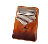 Kalimba Professionale Kalimba Strumento Musicale Creativo Pianoforte A Pollice 21 17 Note In Legno(Star gradient brown 17 notes)