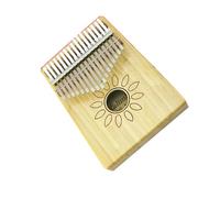 Kalimba professionale Kalimba strumento musicale per principianti pianoforte a dita aggiornato in bambù dorato a 17 toni
