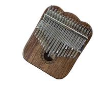 Kalimba professionale Mini strumento musicale a cinque dita Kalimba Pianoforte per pollice a doppia gamma in noce nera a 34 toni