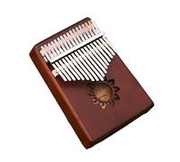 Kalimba professionale Nobile scala cromatica color caffè Pianoforte per pollice a 17 toni Kalimba Kalimba Pianoforte per dita per principianti portatile