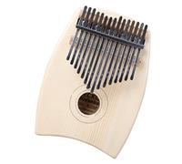 Kalimba professionale Pianoforte a pollice bianco in abete rosso a scheda singola strumento musicale portatile Kalimba a 15 toni autentico pianoforte a dita